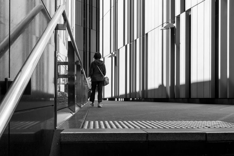 Darling Harbour, Sydney | Vertical panels in the sun | 2025