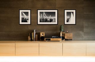 Elizabeth Quay Bridge shown in a room
